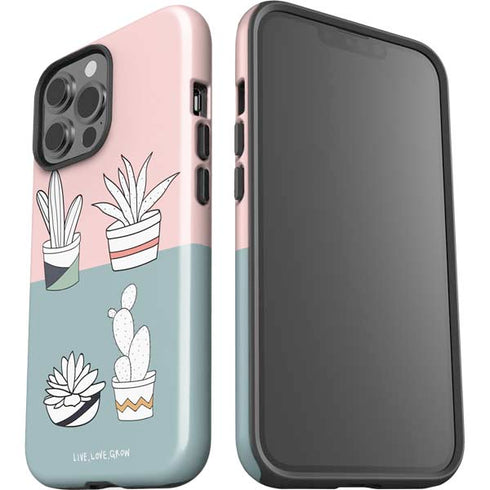 Succulent Sketch iPhone 15 Pro Max Impact Case